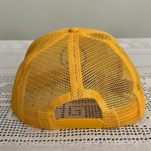 drew house Mascot Trucker Hat Golden Yellow rare - Picture 5 of 11